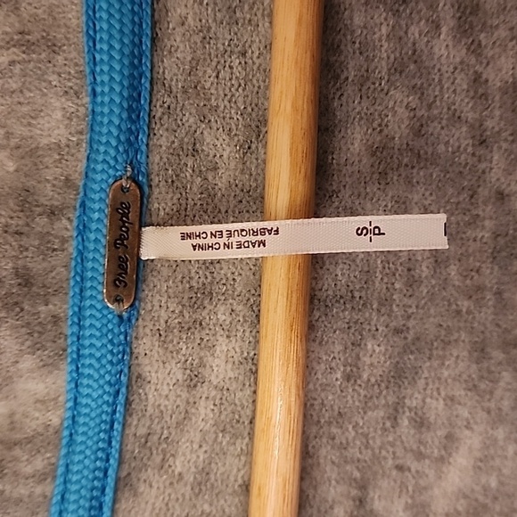 Free People Eucalyptus Oversized Wool Blend Cardigan Sweater Grey Size Small - Picture 12 of 14